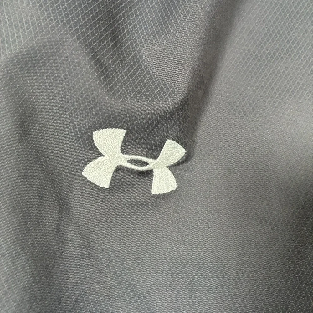 Under Armour Mens Pants Size Medium Gray Pull On Loose Fit Ankle Zip Outdoor‎